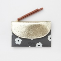 Daisy & Spot Gold Cardholder Coin Purse Caroline Gardner